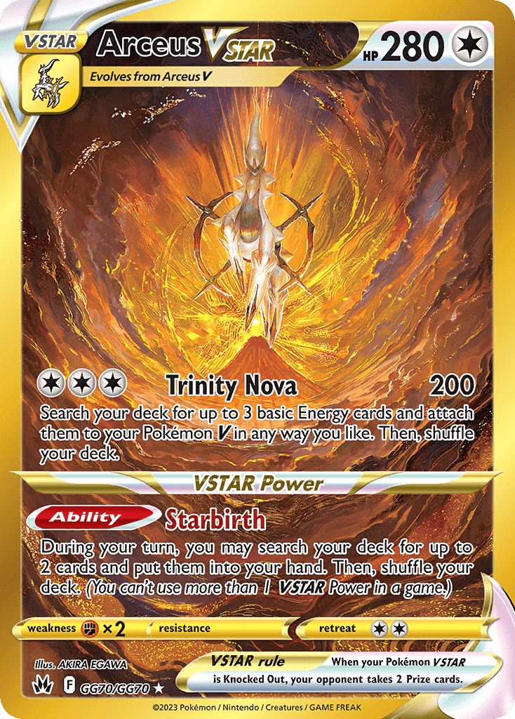 Arceus VSTAR — Crown Zenith Galarian Gallery #GG70
