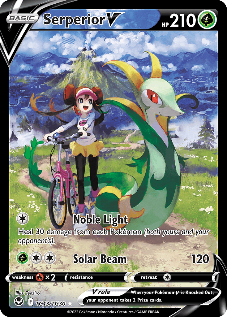 Serperior V — Silver Tempest Trainer Gallery #TG13