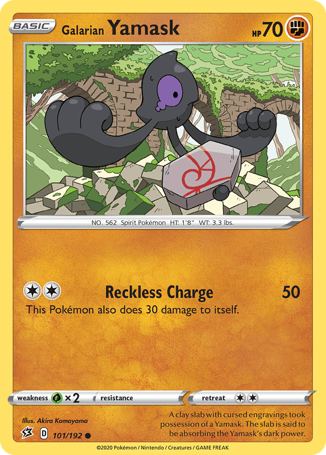 Galarian Yamask — Rebel Clash #101