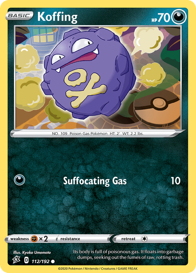 Koffing — Rebel Clash #112