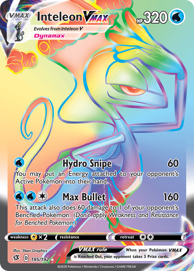 Inteleon VMAX — Rebel Clash #195
