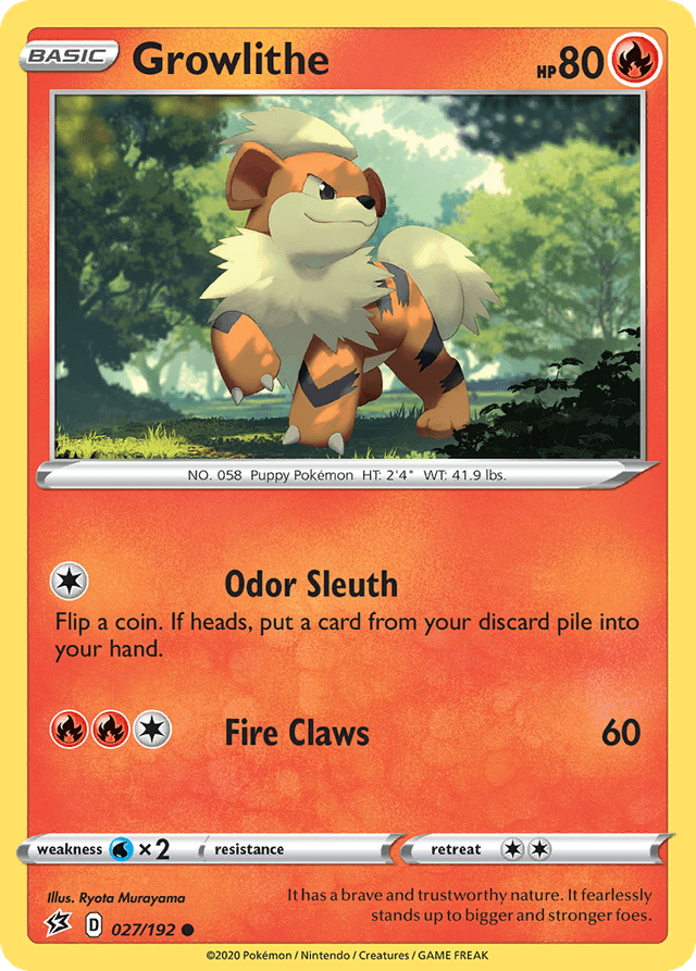 Growlithe — Rebel Clash #27