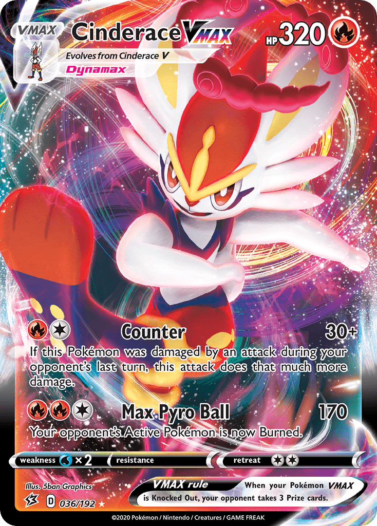 Cinderace VMAX — Rebel Clash #36