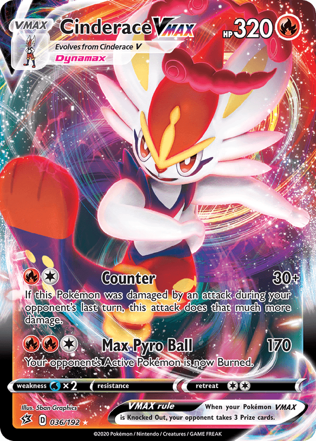 Cinderace VMAX — Rebel Clash #36
