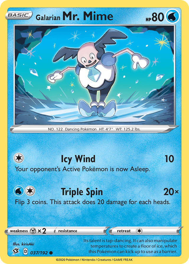 Galarian Mr. Mime — Rebel Clash #37