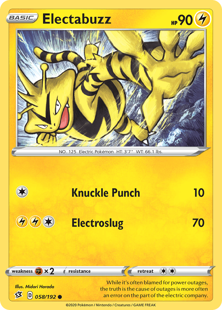 Electabuzz — Rebel Clash #58