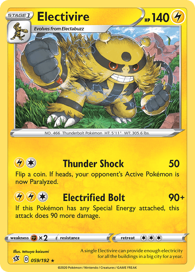 Electivire — Rebel Clash #59
