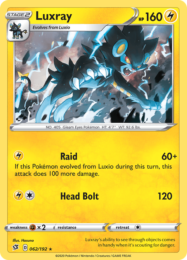 Luxray — Rebel Clash #62