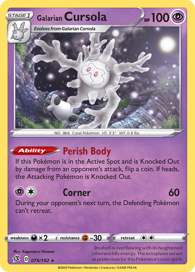 Galarian Cursola — Rebel Clash #79