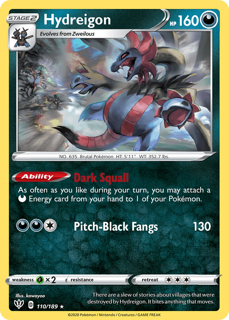 Hydreigon — Darkness Ablaze #110