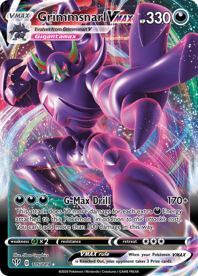 Grimmsnarl VMAX — Darkness Ablaze #115