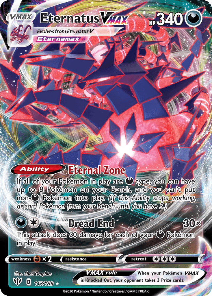 Eternatus VMAX — Darkness Ablaze #117