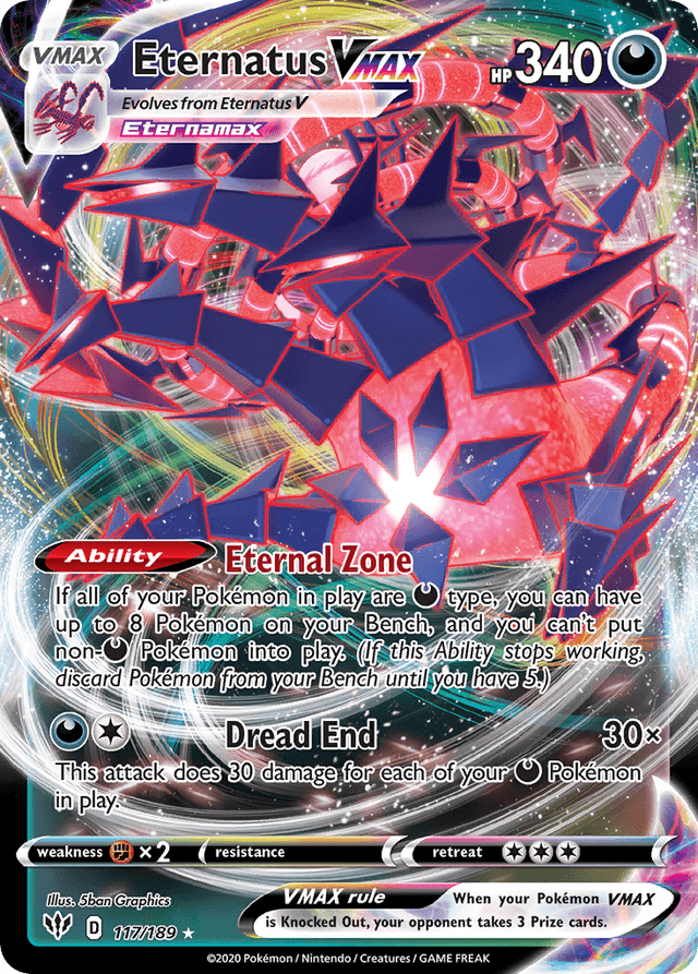 Eternatus VMAX — Darkness Ablaze #117