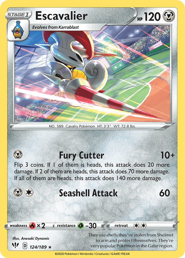 Escavalier — Darkness Ablaze #124