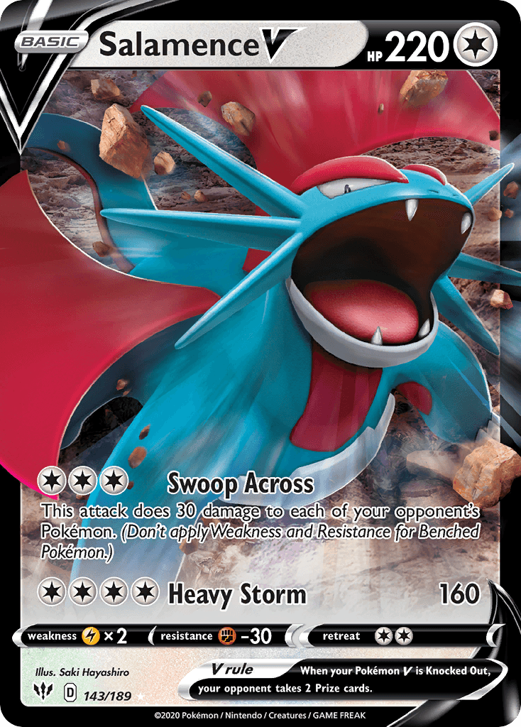 Salamence V — Darkness Ablaze #143