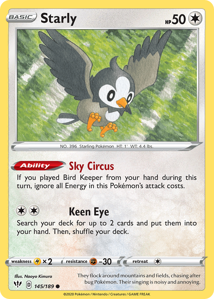 Starly — Darkness Ablaze #145