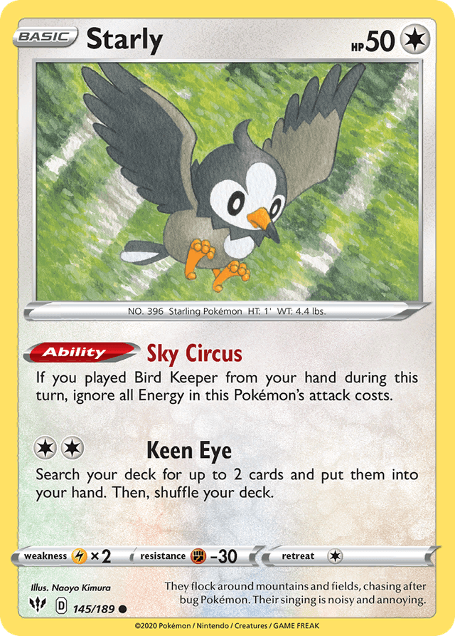 Starly — Darkness Ablaze #145