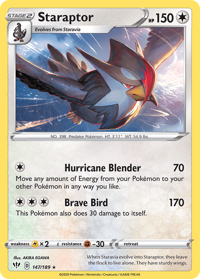Staraptor — Darkness Ablaze #147