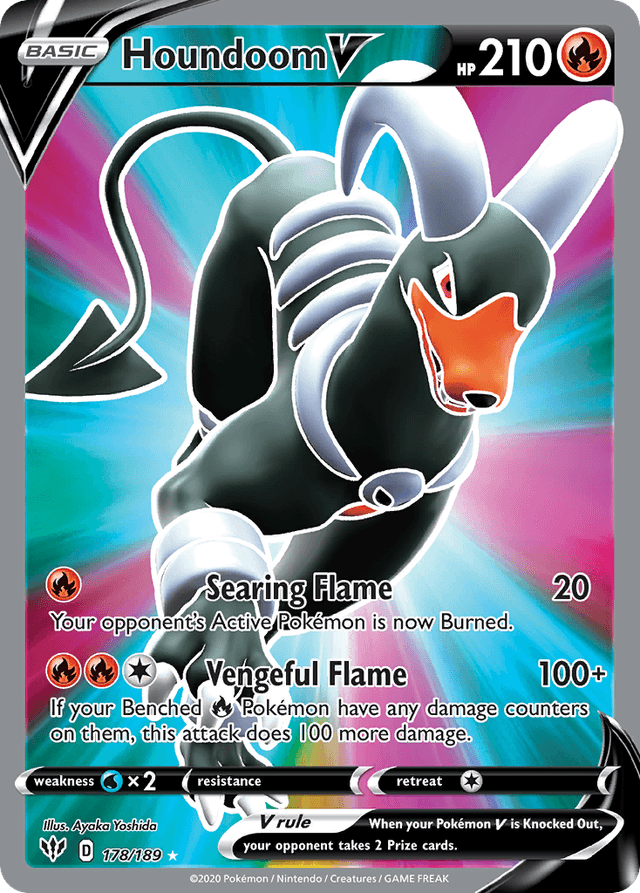 Houndoom V — Darkness Ablaze #178