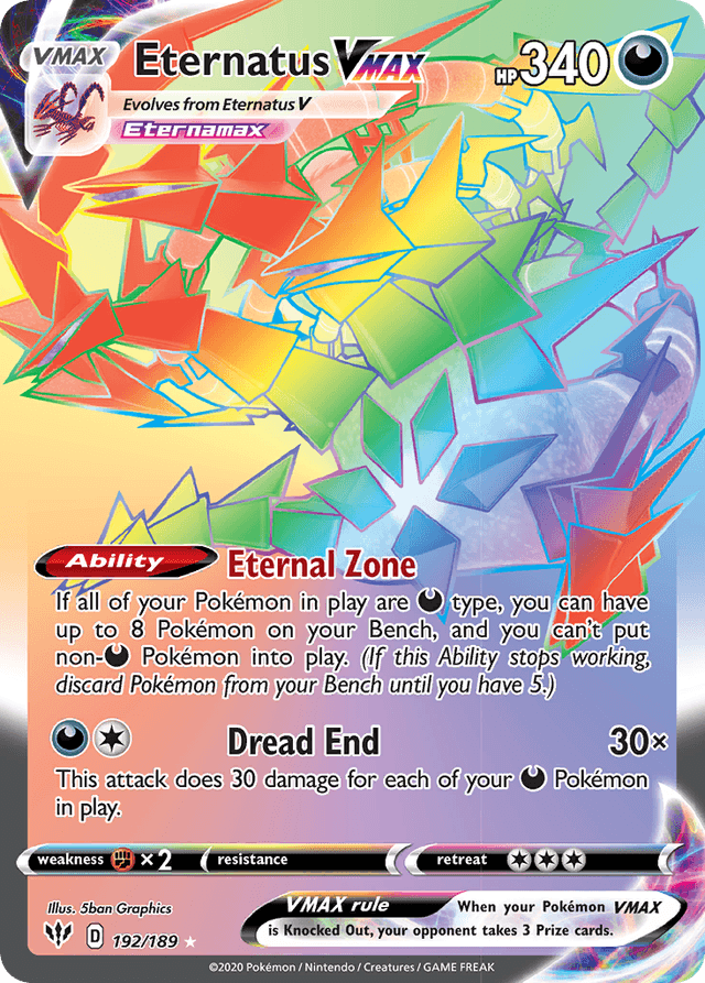 Eternatus VMAX — Darkness Ablaze #192
