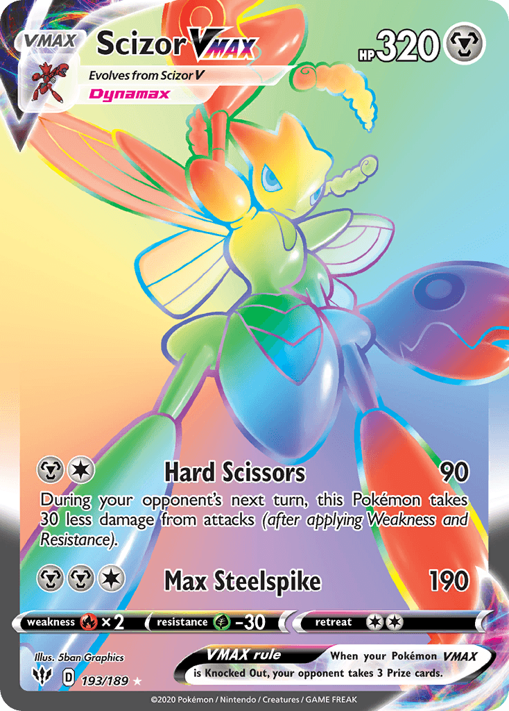 Scizor VMAX — Darkness Ablaze #193