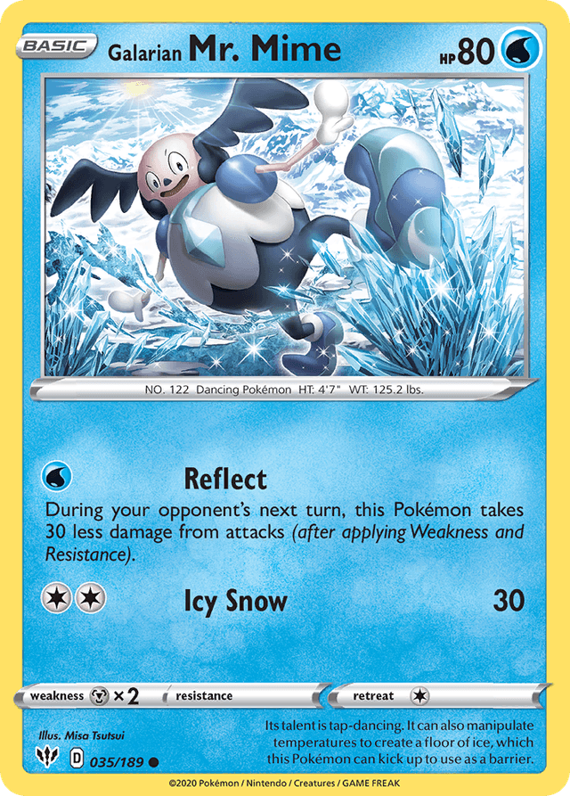 Galarian Mr. Mime — Darkness Ablaze #35