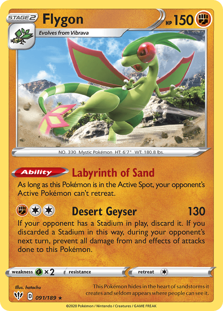 Flygon — Darkness Ablaze #91