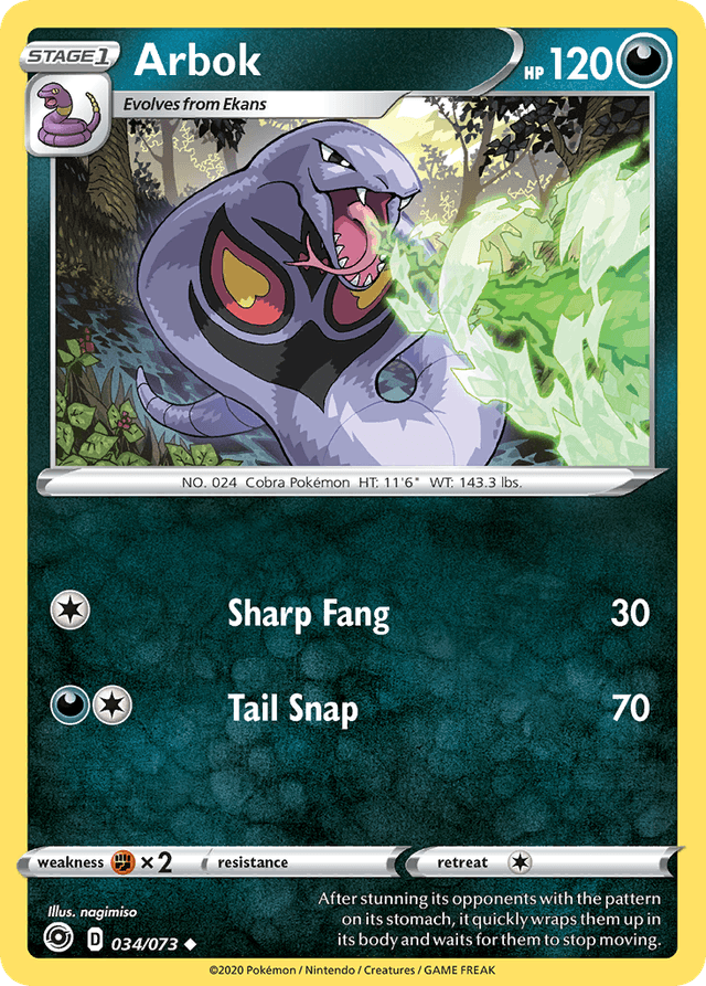Arbok — Champion's Path #34
