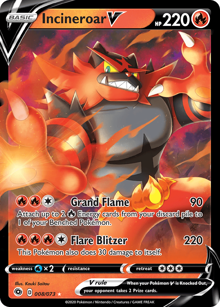 Incineroar V — Champion's Path #8