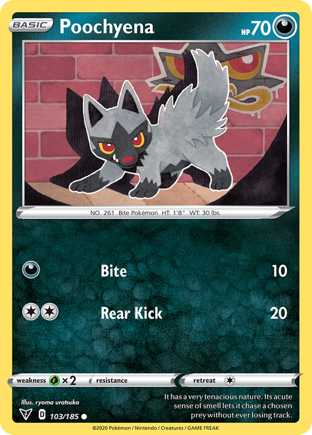 Poochyena — Vivid Voltage #103