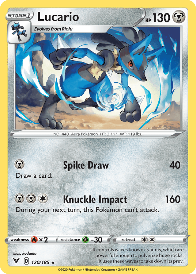 Lucario — Vivid Voltage #120