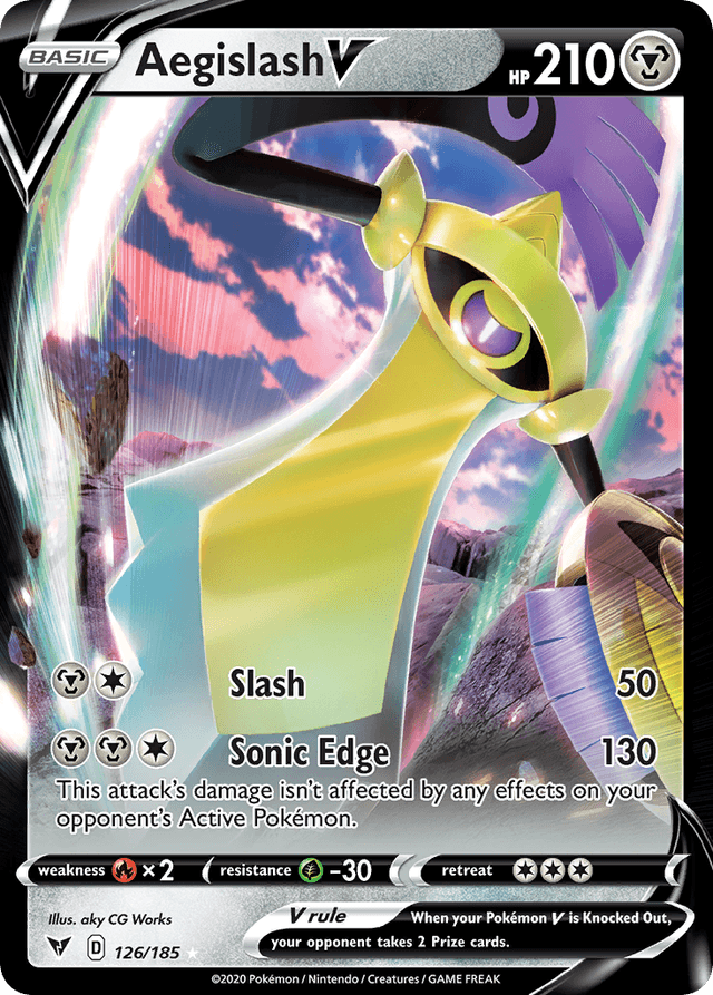 Aegislash V — Vivid Voltage #126