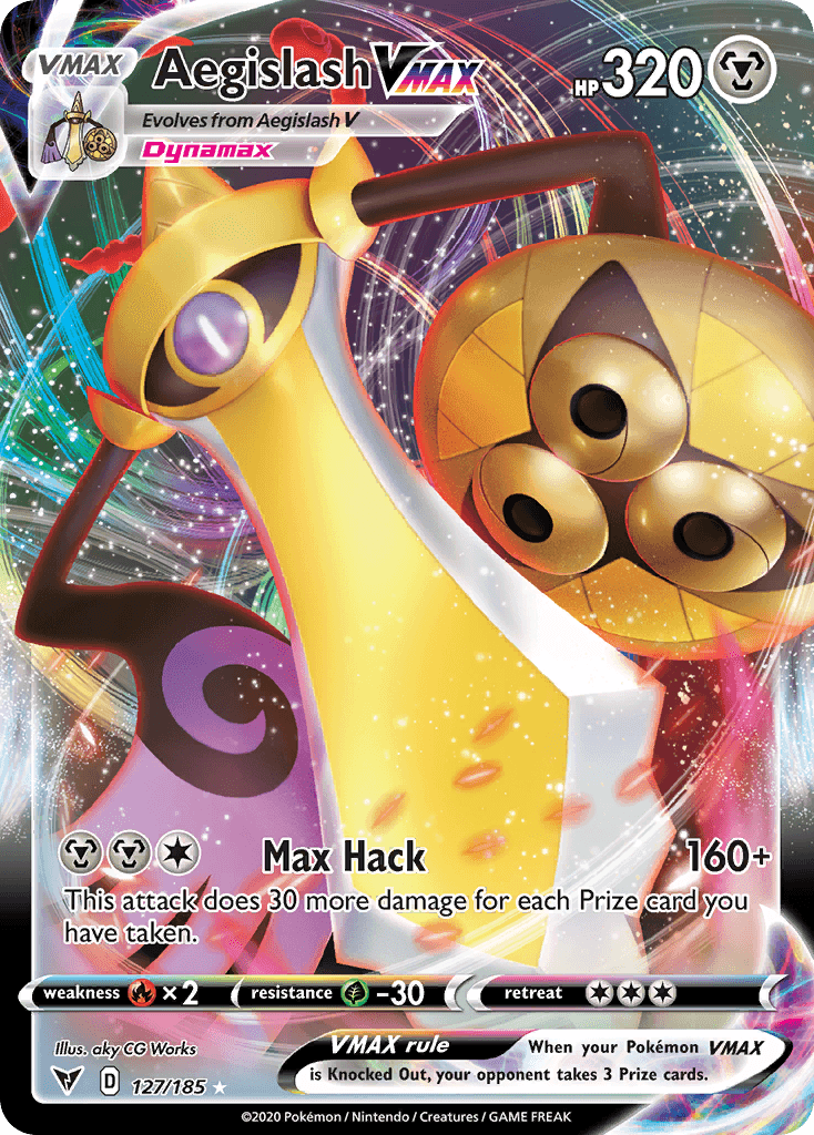 Aegislash VMAX — Vivid Voltage #127