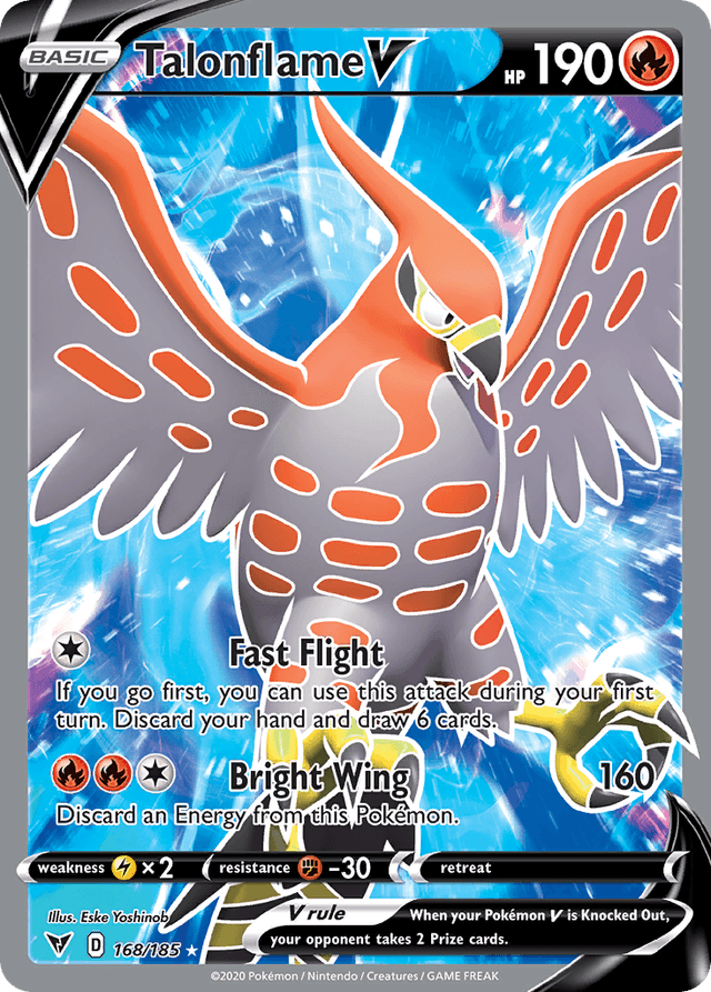 Talonflame V — Vivid Voltage #168