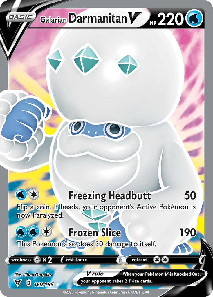 Galarian Darmanitan V — Vivid Voltage #169