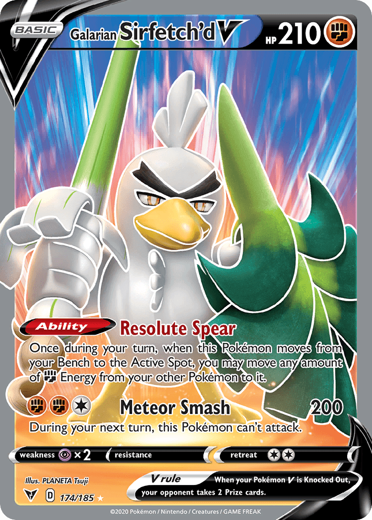 Galarian Sirfetch'd V — Vivid Voltage #174