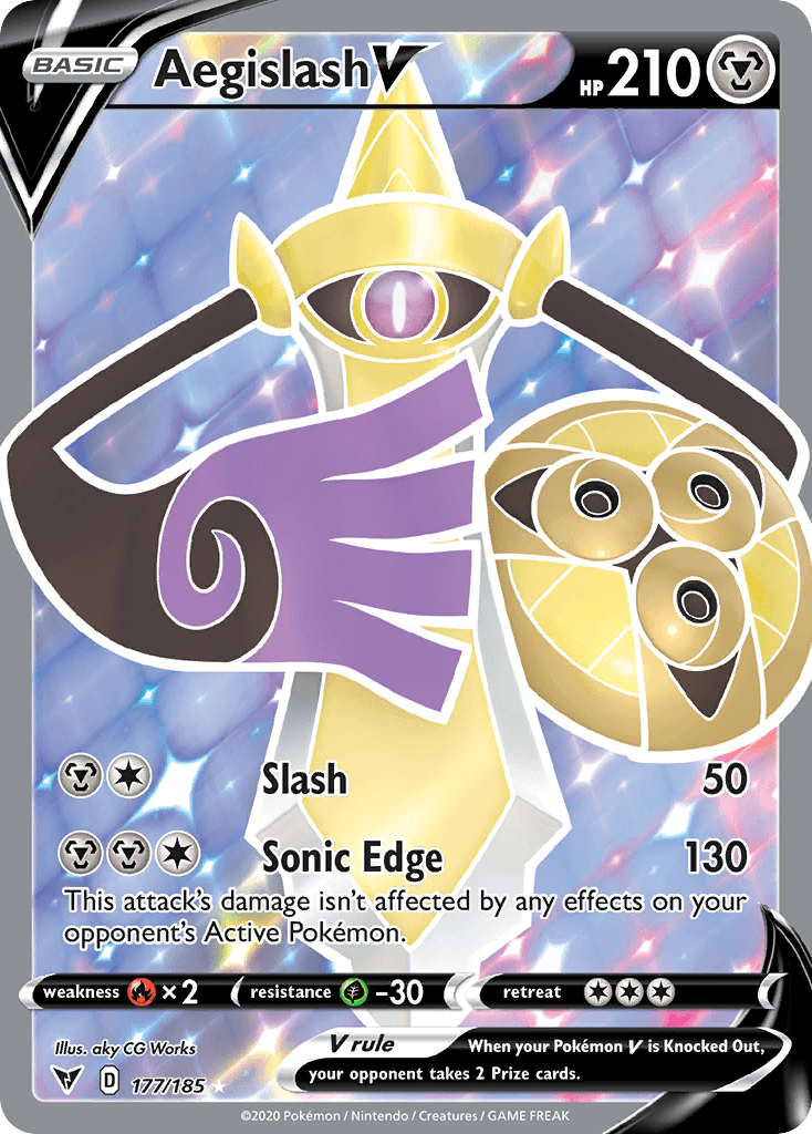 Aegislash V — Vivid Voltage #177