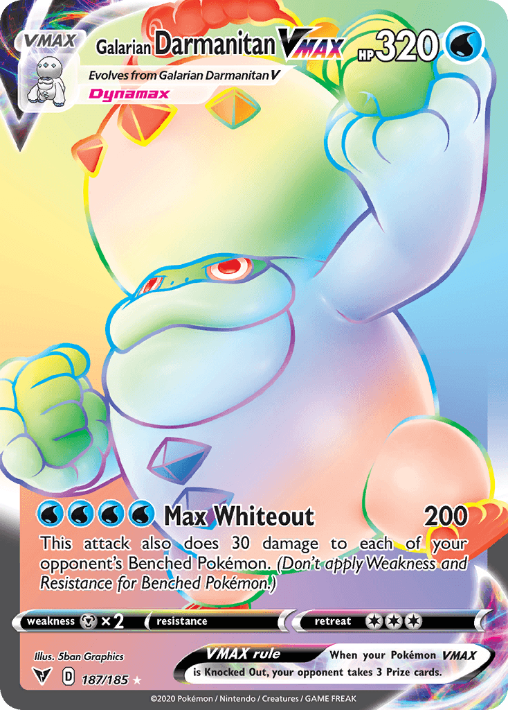 Galarian Darmanitan VMAX — Vivid Voltage #187