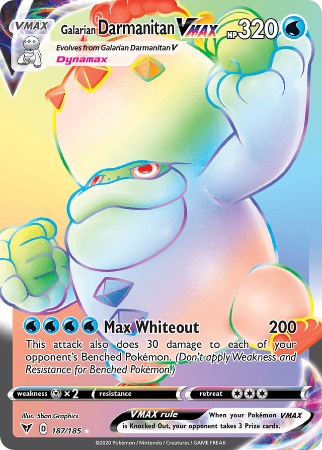 Galarian Darmanitan VMAX — Vivid Voltage #187