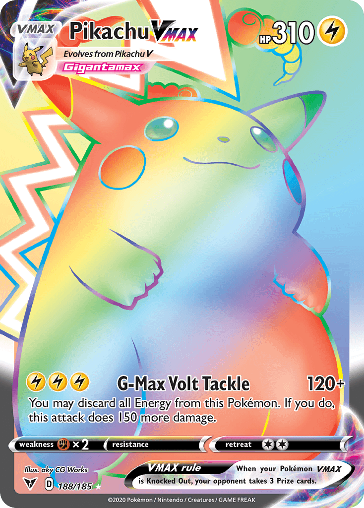 Pikachu VMAX — Vivid Voltage #188