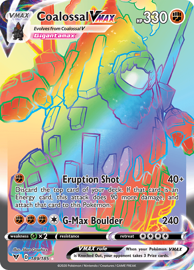 Coalossal VMAX — Vivid Voltage #189
