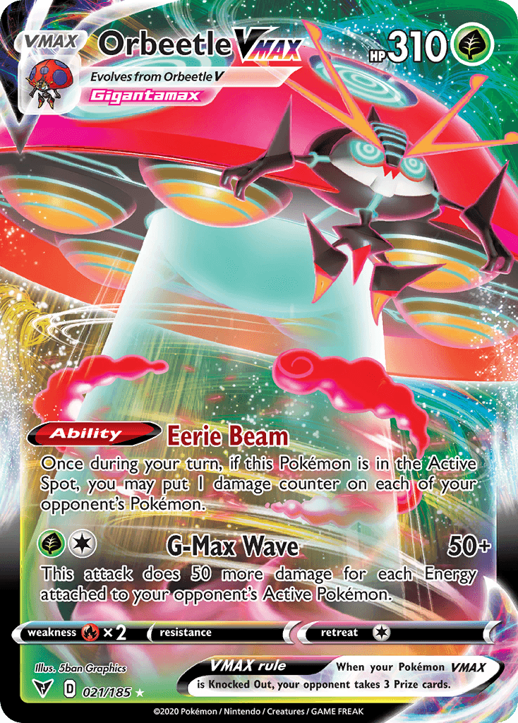 Orbeetle VMAX — Vivid Voltage #21