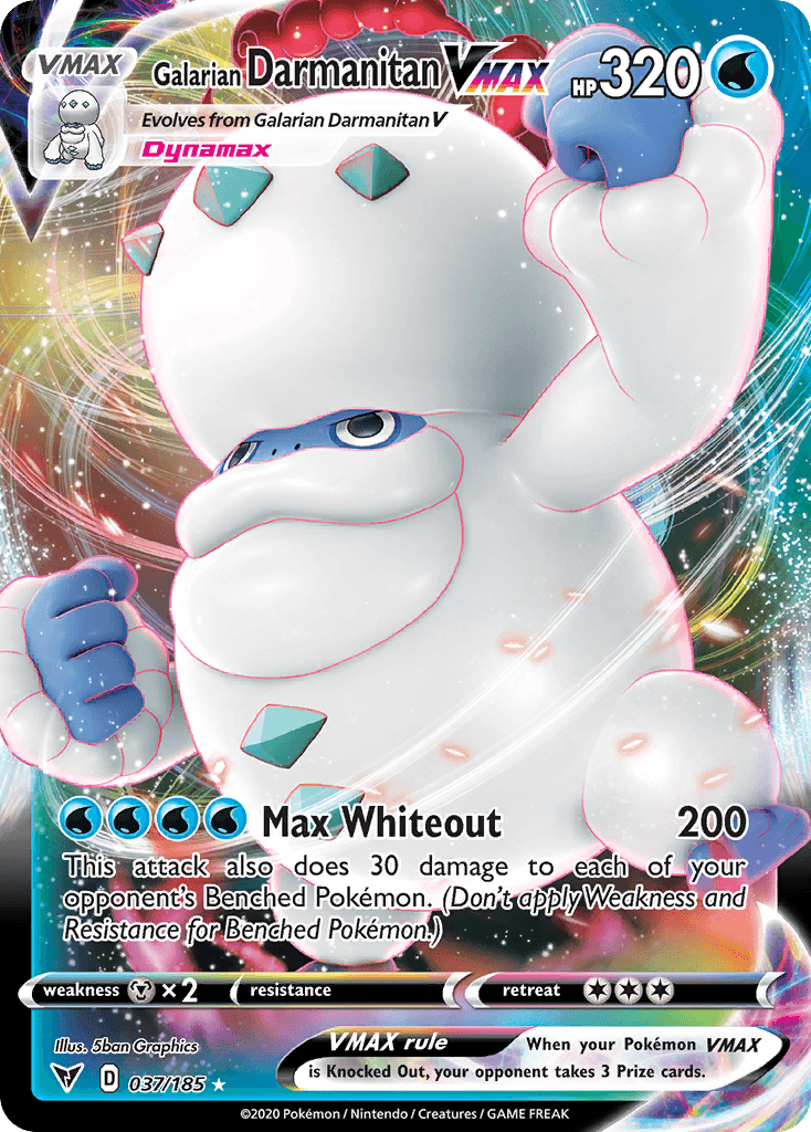 Galarian Darmanitan VMAX — Vivid Voltage #37