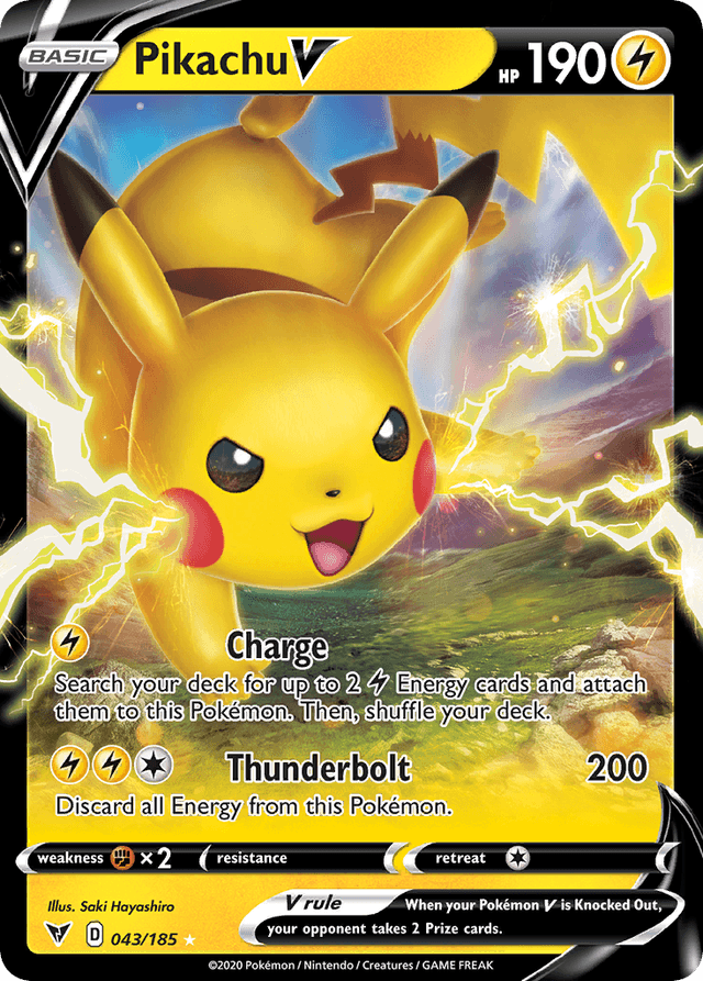 Pikachu V — Vivid Voltage #43