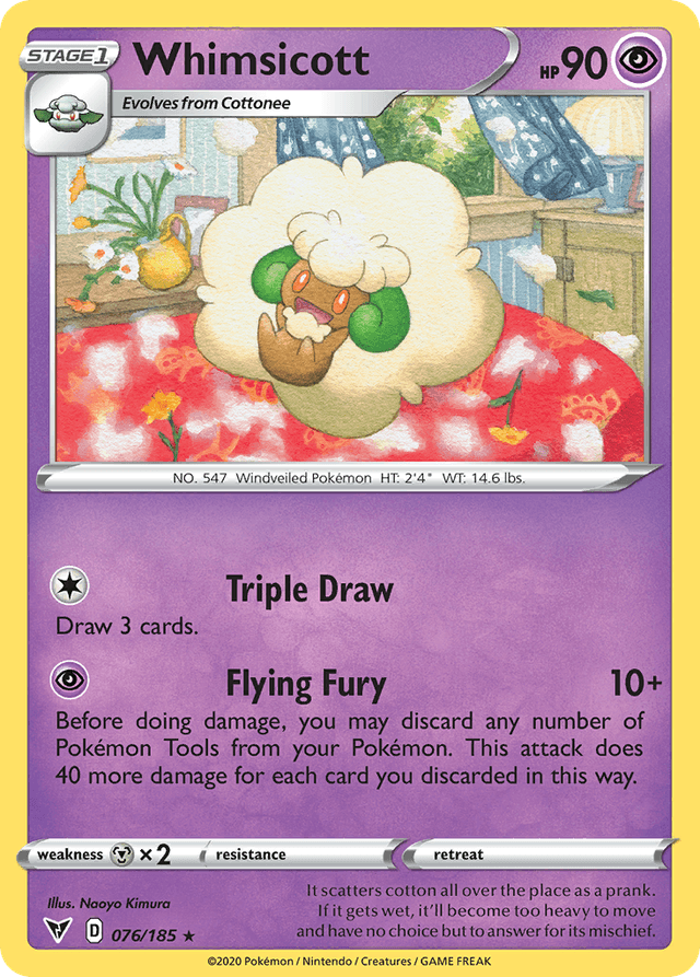 Whimsicott — Vivid Voltage #76