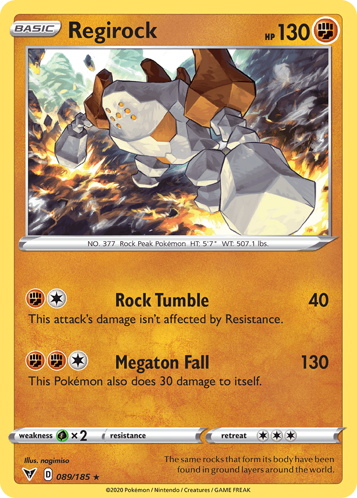 Regirock — Vivid Voltage #89