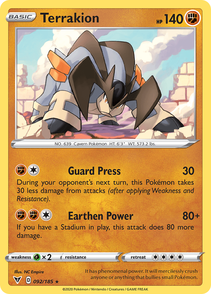 Terrakion — Vivid Voltage #92
