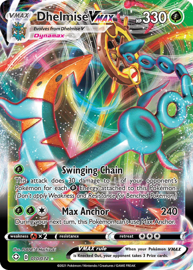 Dhelmise VMAX — Shining Fates #10