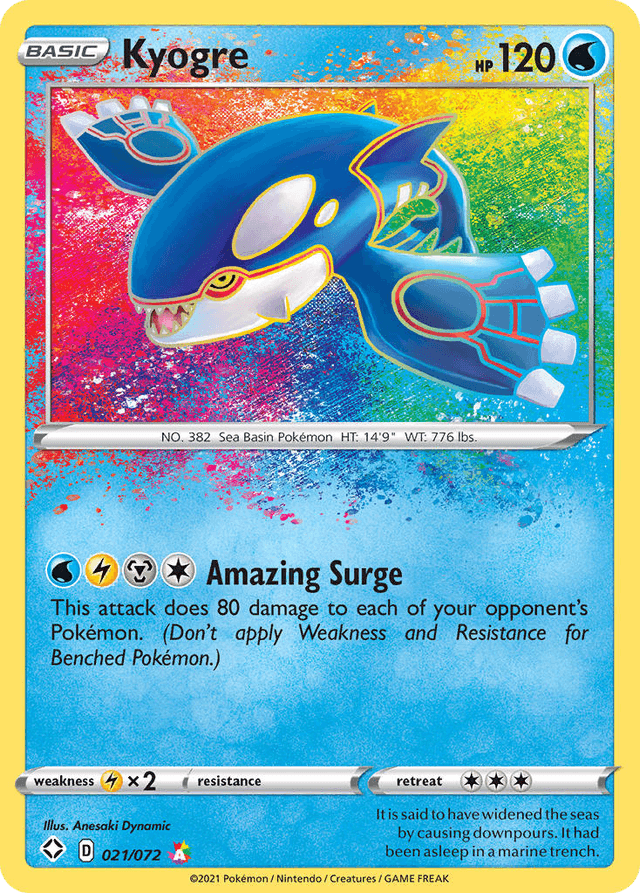 Kyogre — Shining Fates #21