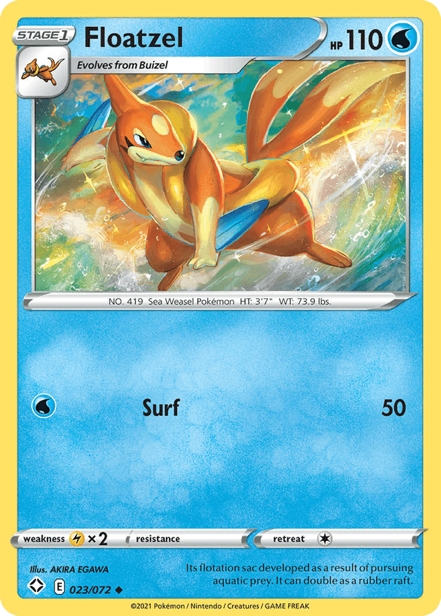 Floatzel — Shining Fates #23